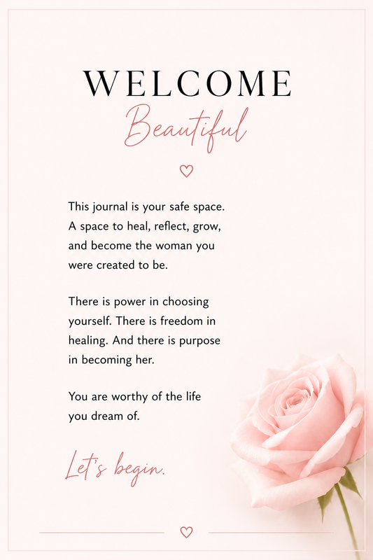Becoming HER: A Guided Self-Love & Healing Journal (Digital Download)