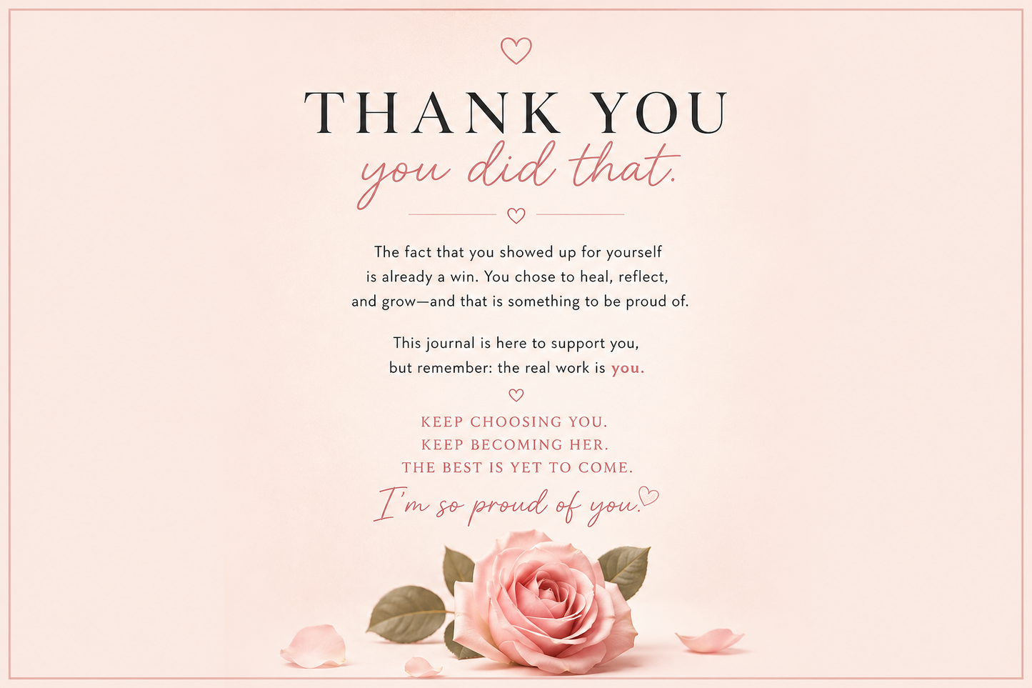 Becoming HER: A Guided Self-Love & Healing Journal (Digital Download)