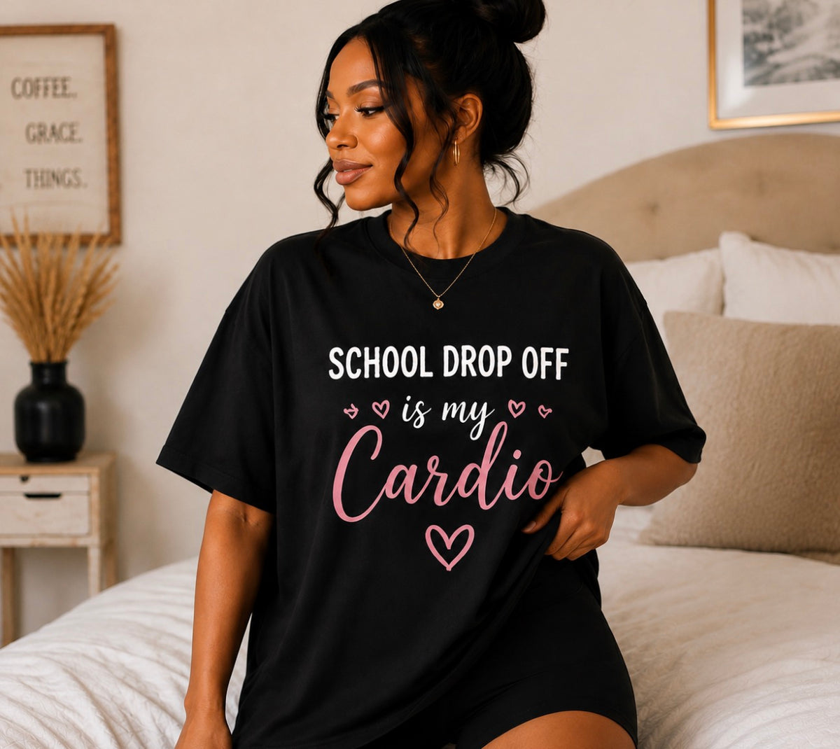 School Drop Off Is My Cardio Mom Tee