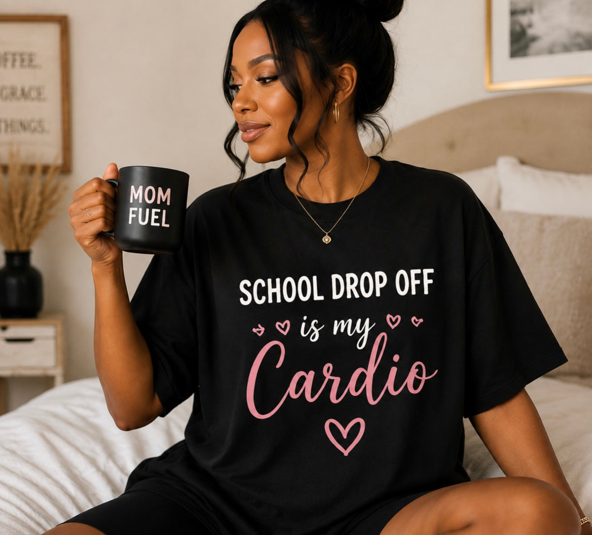 School Drop Off Is My Cardio Mom Tee